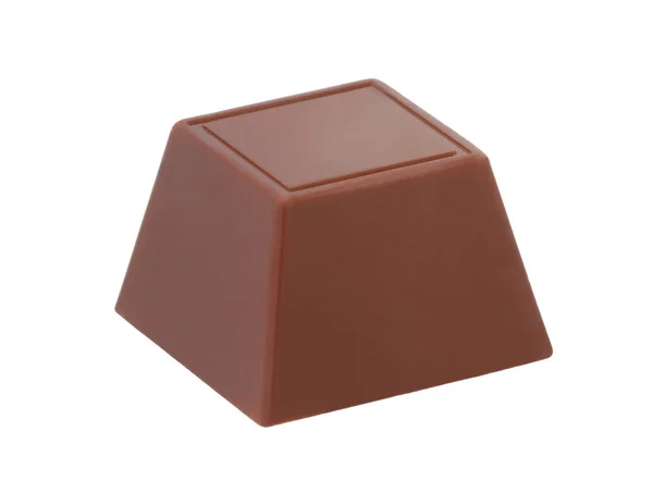 Chocolate doce isolado no fundo branco — Fotografia de Stock