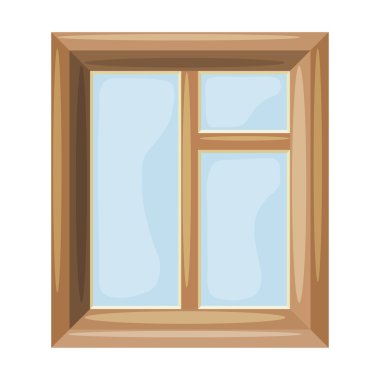 Beyaz bir backg soyut Windows'da vektör çizim karikatür