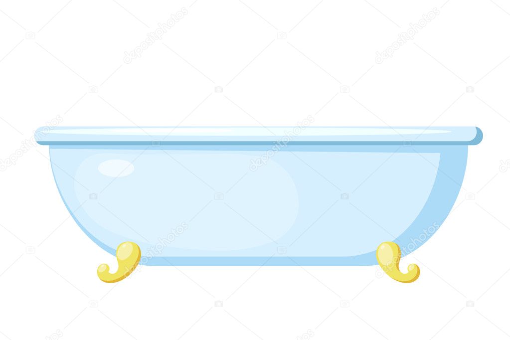 Vector illustration of a bath. Cartoon bath on a white backgroun Stock Vector Image by ©lapotnik #128548312 Vector illustration of a bath. Cartoon bath on a white backgroun Stock Vector Image by ©lapotnik #128548312