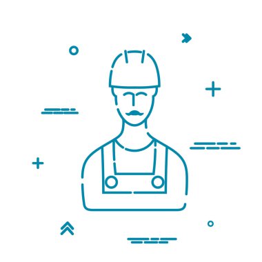 Oluşturucu, Üniformalı erkeklere ve kask, wh izole silüeti