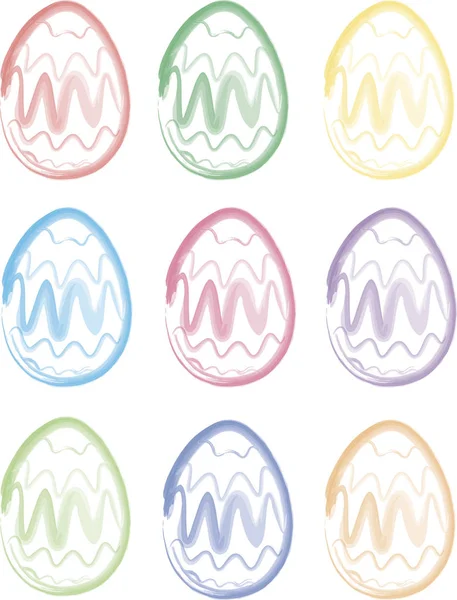 Suluboya Paskalya yumurtaları