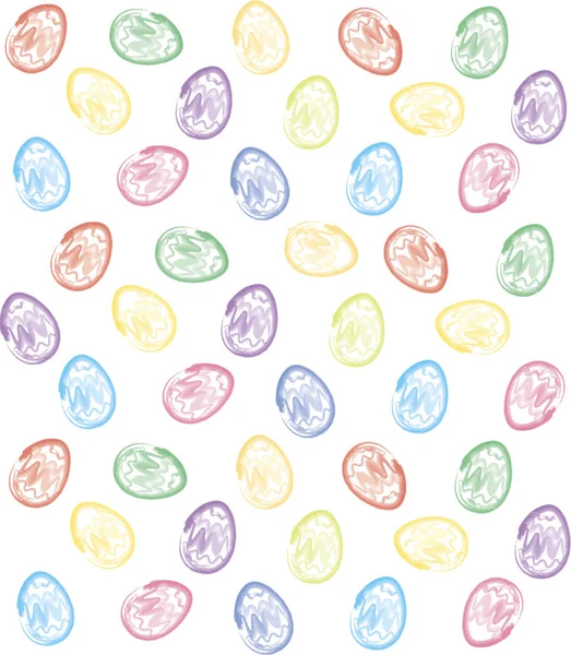 Renkli Paskalya yumurta arka plan. Suluboya