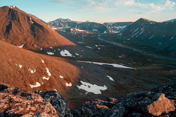 The Urals landscape. The Ural Mountains. Russia landscape.