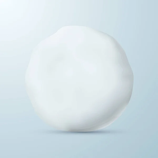 Snowball isolated on a blue background . vector illustration , — Stock Illustration Snowball isolated on a blue background . vector illustration , Royalty Free Stock Vectors