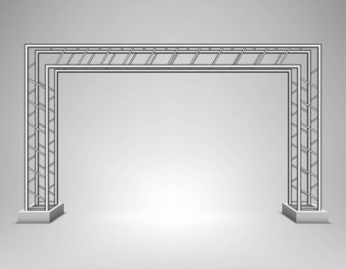 metal çerçeve. vektör çizim