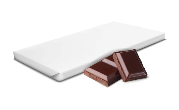 Barra di cioccolato, illustrazione vettoriale — Vettoriale Stock