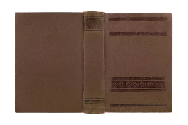 Closeup of antique leather book cover — Stock Photo, Image