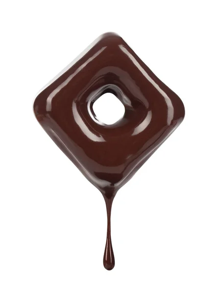 Chocolade snoep geïsoleerd op witte achtergrond — Stockfoto