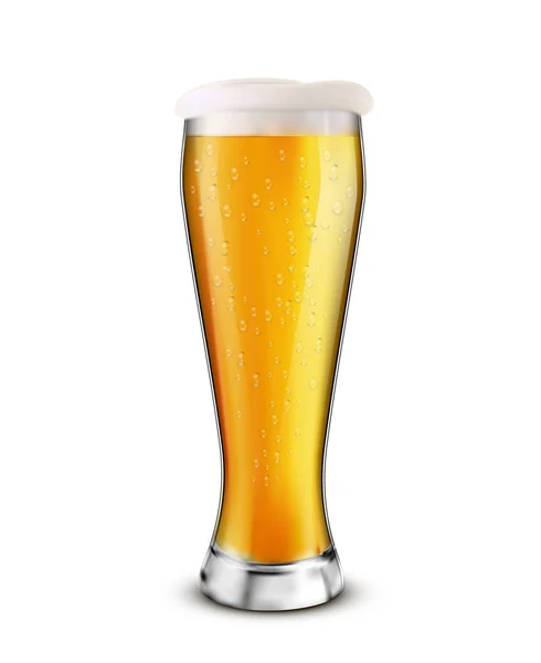Pivo izolované na bílém pozadí — Stockový vektor