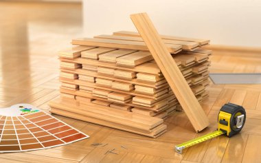 Parke yığını. Timberwork, kereste iş ve ahşap sanayi 