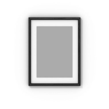 beyaz zemin üzerinde boş çerçeve