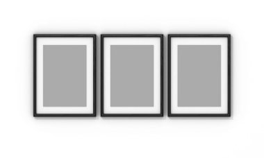 beyaz zemin üzerinde boş çerçeve