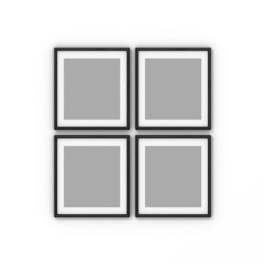 beyaz zemin üzerinde boş çerçeve