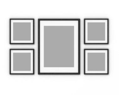 beyaz zemin üzerinde boş çerçeve