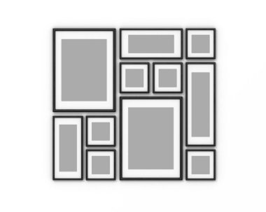 beyaz zemin üzerinde boş çerçeve