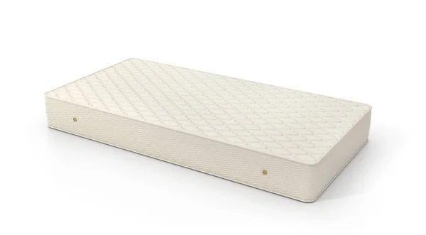 Matelas isolé sur fond blanc. 3d — Photo