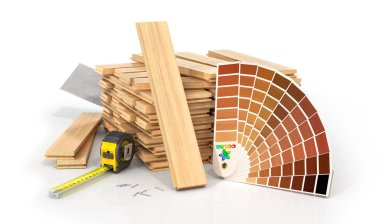 Parke yığını. Timberwork, kereste iş ve ahşap sanayi 