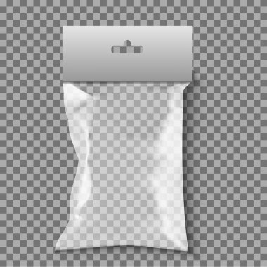 Boş şeffaf plastik cep Bagse