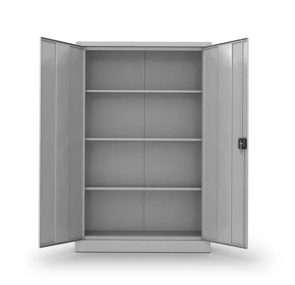 Metal cabinet for documents on a white background. 3d illustrati — Stock Photo, Image