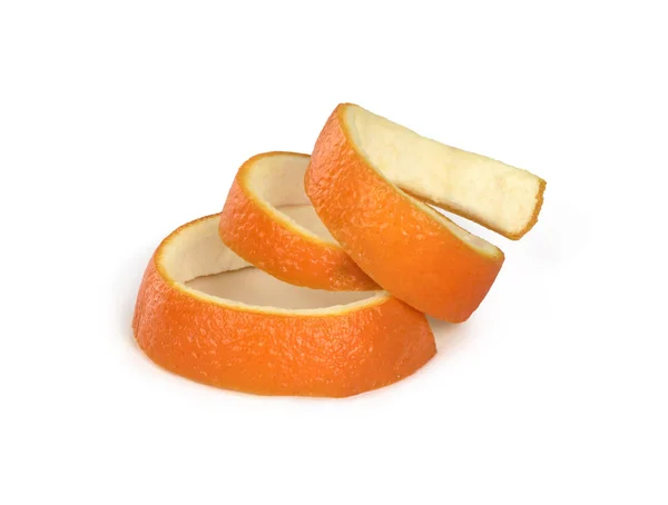 Piele portocalie izolată. Beauty health skin concept — Fotografie, imagine de stoc
