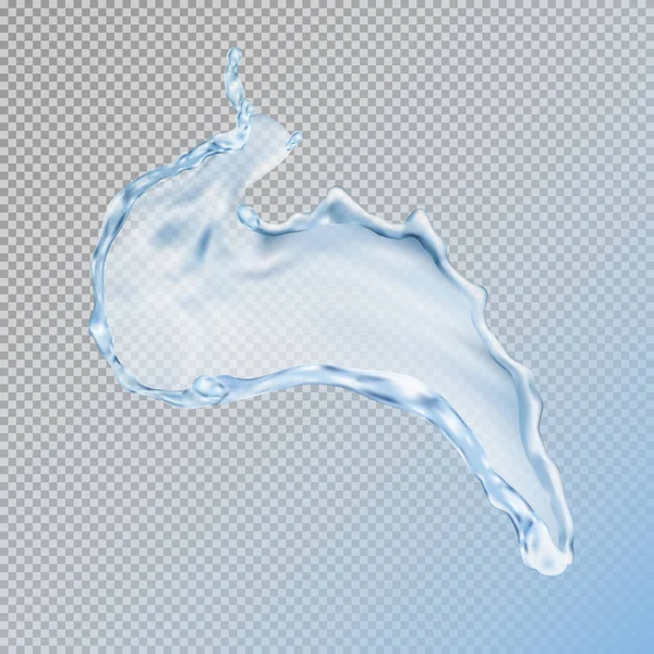 Water spatten. vectorillustratie — Stockvector