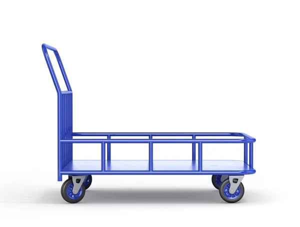 Transport vagn. Industriella vagn. 3D illustration — Stockfoto