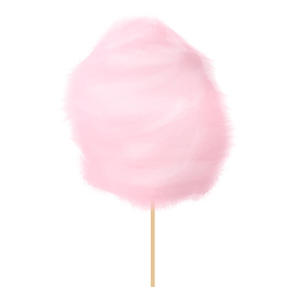 cotton candy isolated on white background