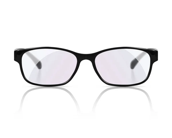 Gafas aisladas en blanco — Vector de stock