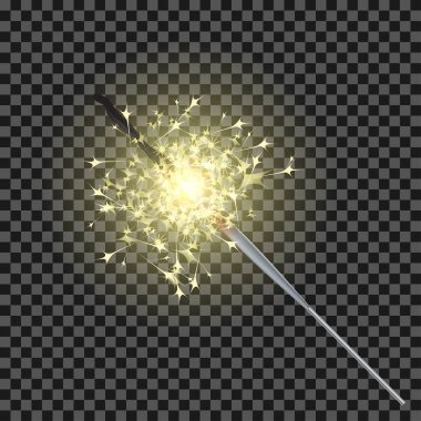 Beyaz arka plan üzerinde izole maytap