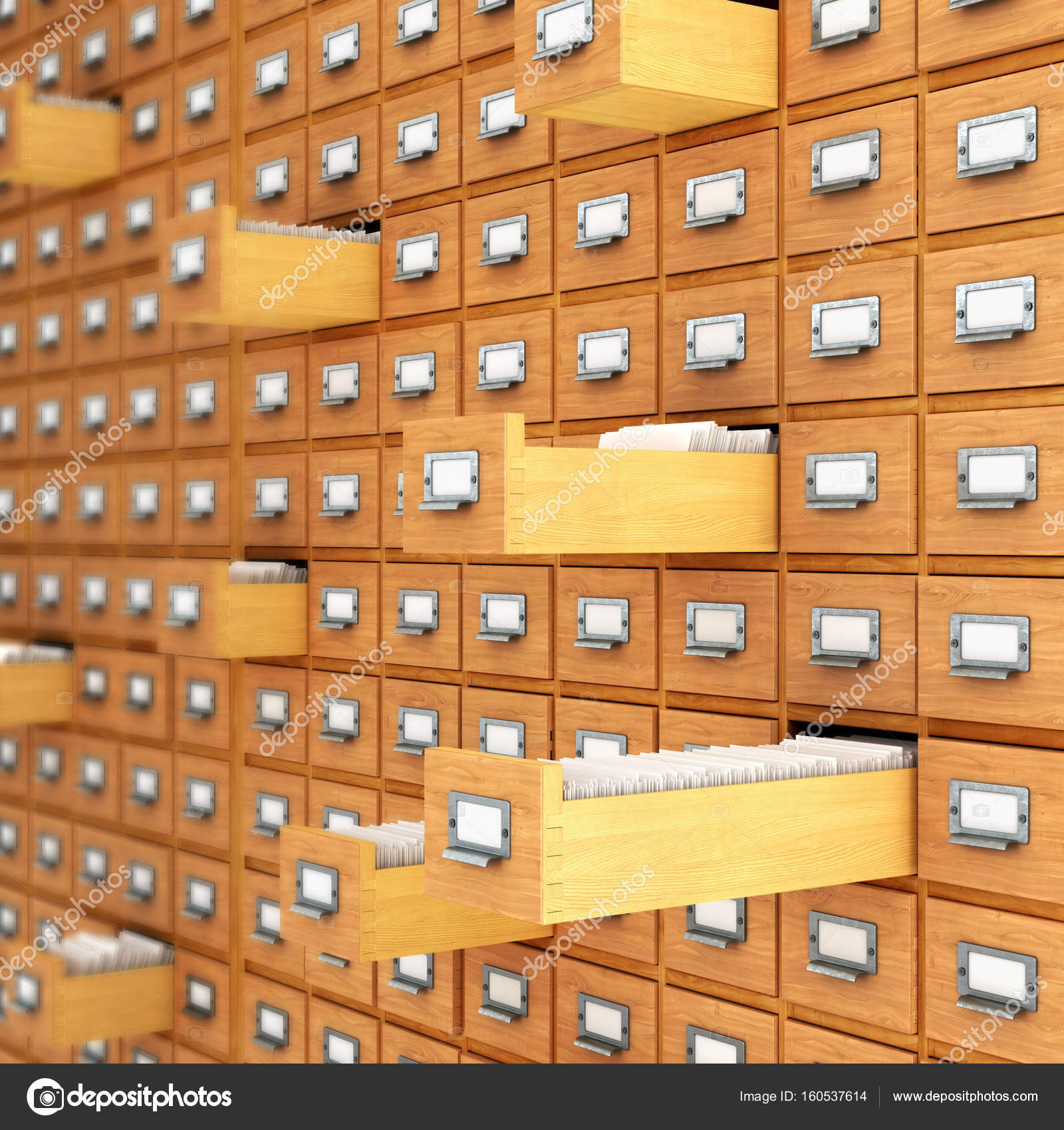 Archivos y documentos. ilustración 3d — Foto de stock © urfingus #160537614