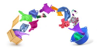 Kot düğmesi zippe ron beyaz arka plan