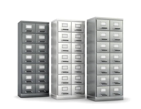 Cabinet for storing documents. 3d illustration — Stock Photo, Image
