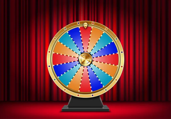 A Wheel of fortune, vektoros illusztráció — Stock Fotó