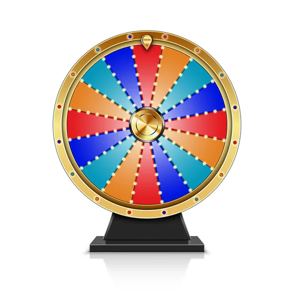 Çarkıfelek parlayan lambaları beyaz arka plan üzerinde izole