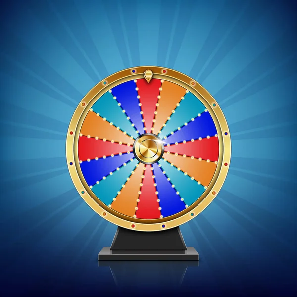Realistic spinning fortune wheel