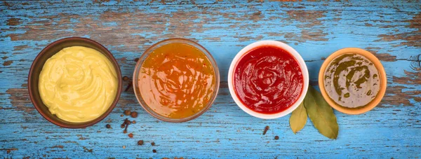 A set of sauces — Stock Photo, Image