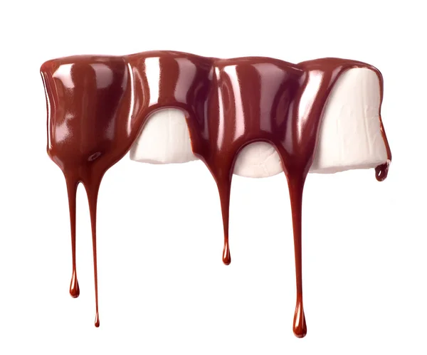 Marshmallow-csokoládé — Stock Fotó