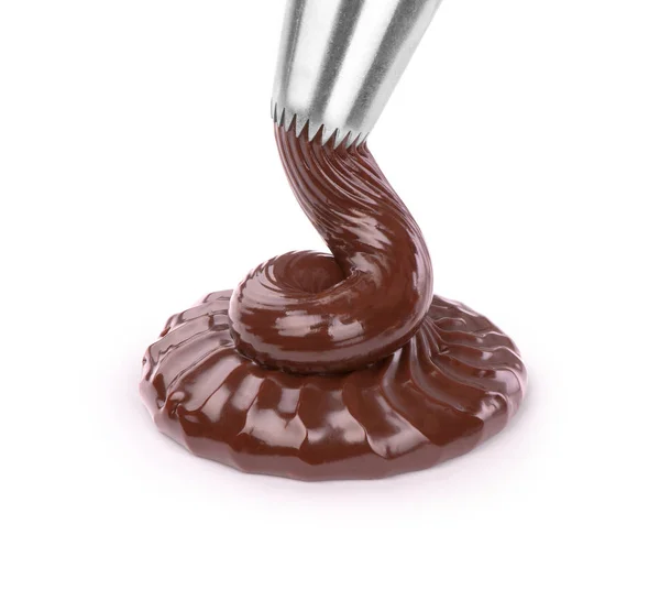 Crema al cioccolato — Foto Stock