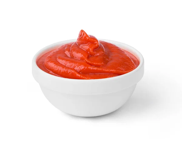 Tomatensauce in der Schüssel — Stockfoto