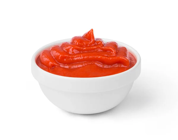 Salsa de tomate en el bowl — Foto de Stock