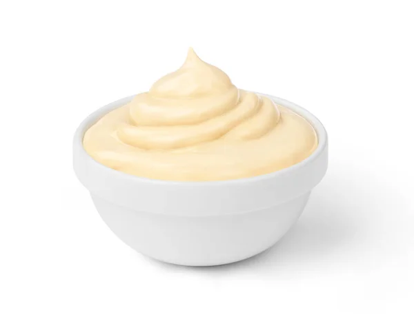 Salsa de mayonesa en el bowl — Foto de Stock