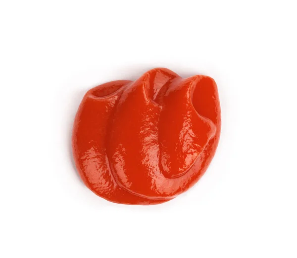 Salsa de tomate aislada sobre fondo blanco —  Fotos de Stock