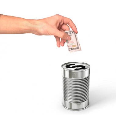 El koyarak Doları para dolar