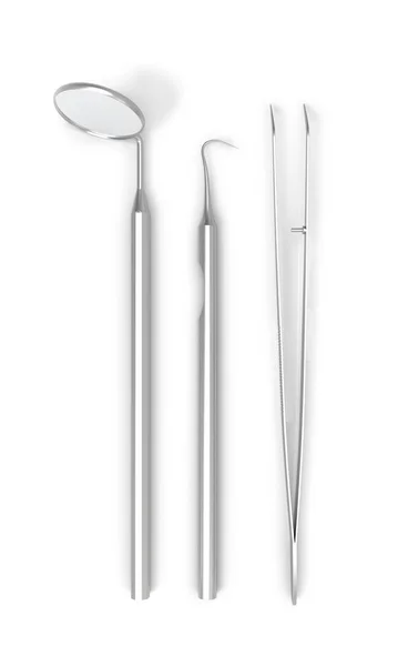 Zahnärztliches Instrument, 3D Illustration — Stockfoto