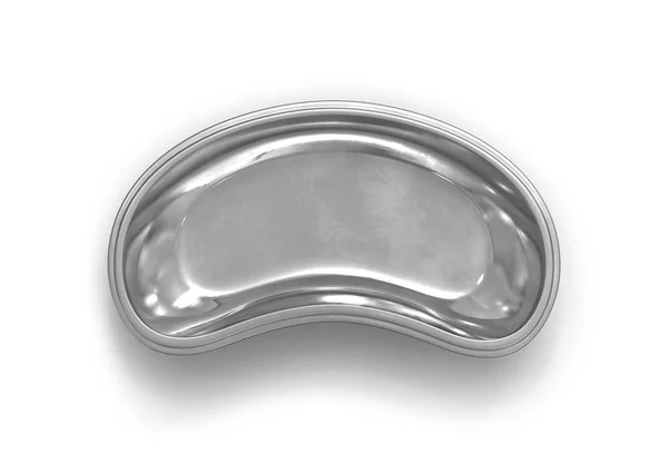 Zásobník kovový zubní izolované 3d ilustrace — Stock fotografie