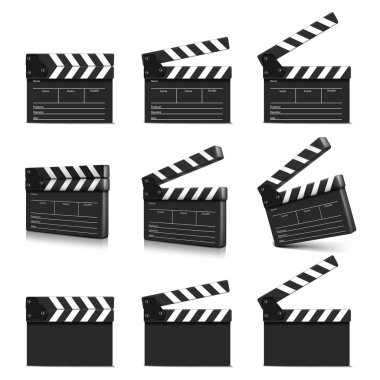 sinema alkış. Vektör çizim