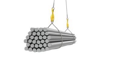  Vinç 3d çizim üzerinde metal armatür