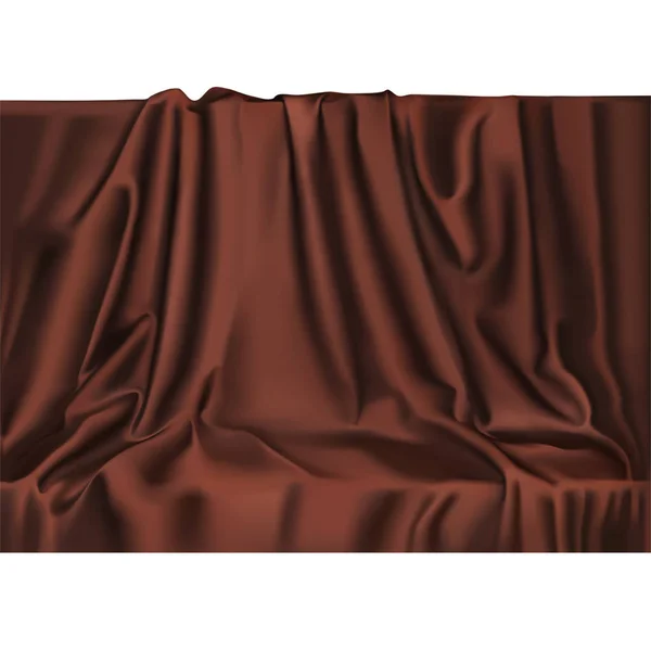 Vector fondo de paño marrón-06 — Vector de stock