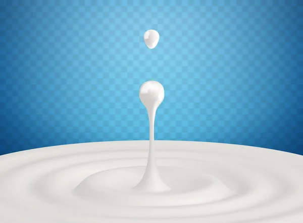 Gota de leche — Vector de stock