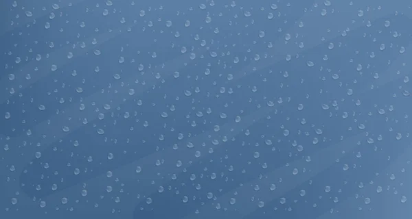 Vectores realistas de gota de agua aislados sobre fondo transparente. Ilustración vectorial — Archivo Imágenes Vectoriales